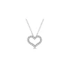 Fashion Kelley Collection Diamond Heart Pendant