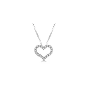 Fashion Kelley Collection Diamond Heart Pendant