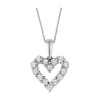 Outlet Kelley Collection Diamond Heart Pendant