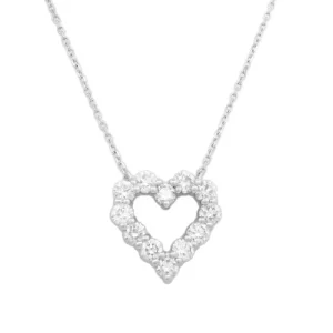 Hot Kelley Collection Diamond Heart Pendant