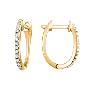 Sale Kelley Collection Diamond Hoop Earrings