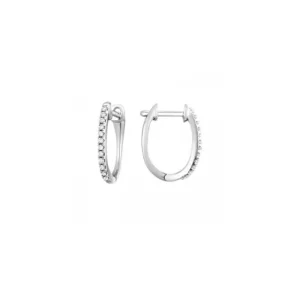 Sale Kelley Collection Diamond Hoop Earrings