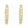 Online Kelley Collection Diamond Hoop Earrings