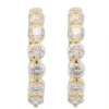 Online Kelley Collection Diamond Hoop Earrings