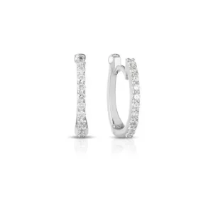 Outlet Kelley Collection Diamond Huggie Earrings