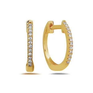 Online Dilamani Diamond Huggie Earrings