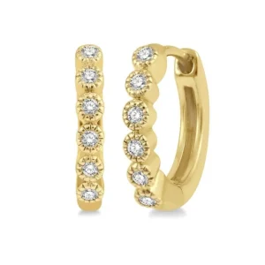 New Kelley Collection Diamond Huggie Earrings