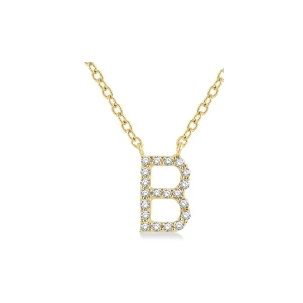 Best Kelley Collection Diamond Initial "B" Necklace