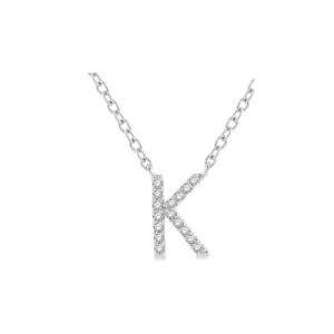 Hot Kelley Collection Diamond Initial "K" Necklace