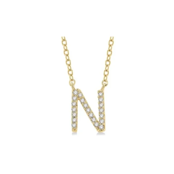 Best Kelley Collection Diamond Initial "N" Necklace