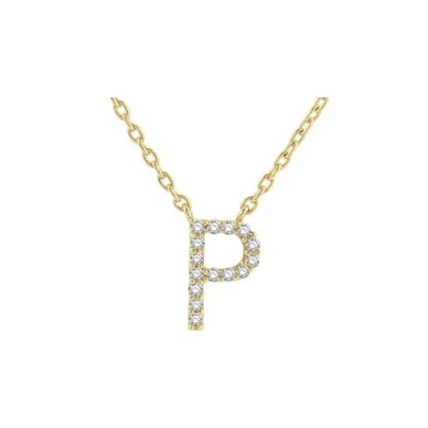 Best Kelley Collection Diamond Initial "P" Necklace