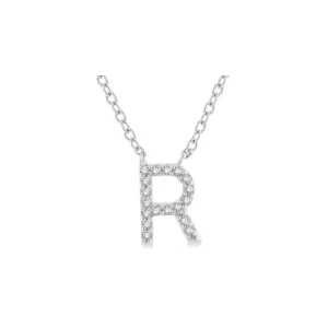 Discount Kelley Collection Diamond Initial "R" Necklace