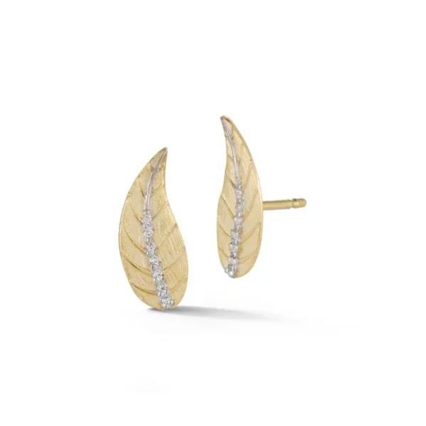 Discount Kelley Collection Diamond Leaf Earrings