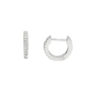 Outlet Kelley Collection Diamond Mini Hoops