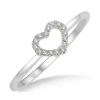 Discount Kelley Collection Diamond Open Heart Ring