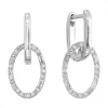 Online Kelley Collection Diamond Oval Dangle Earrings