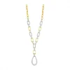 Hot Kelley Collection Diamond Paperclip Necklace