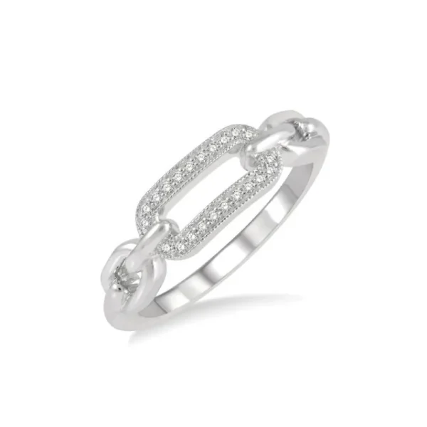 Best Kelley Collection Diamond Paperclip Ring