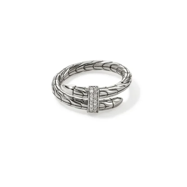 Outlet John Hardy Diamond Pave Single Wrap Spear Ring