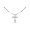 New Fana Diamond Prong Cross Necklace