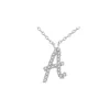 Outlet Kelley Collection Diamond Script Initial "A" Necklace