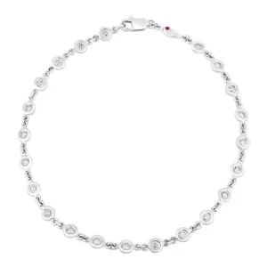 Hot Roberto Coin Diamond Station Bracelet