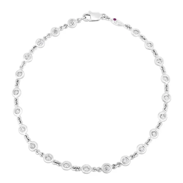 Hot Roberto Coin Diamond Station Bracelet