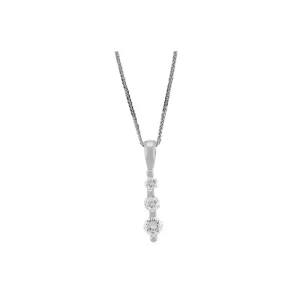 New Kelley Collection Diamond Three Stone Pendant