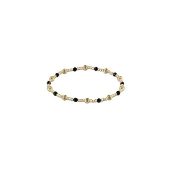 Outlet ENewton Design Dignity Sincerity Pattern 4mm Bead Bracelet- Faceted Onyx