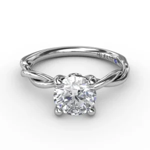 Hot Fana Elegantly Twisted Engagement Ring