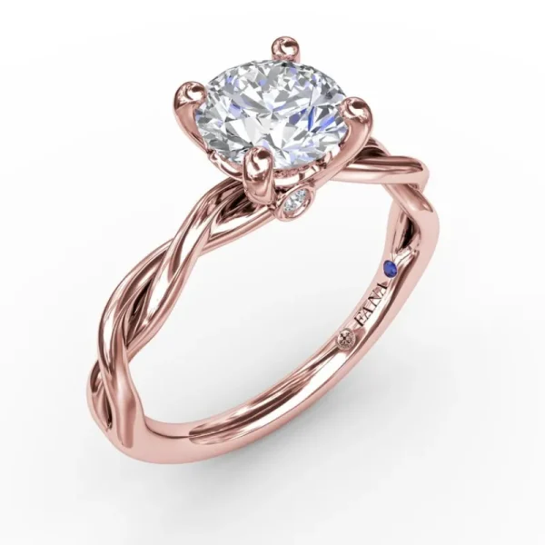 Hot Fana Elegantly Twisted Engagement Ring