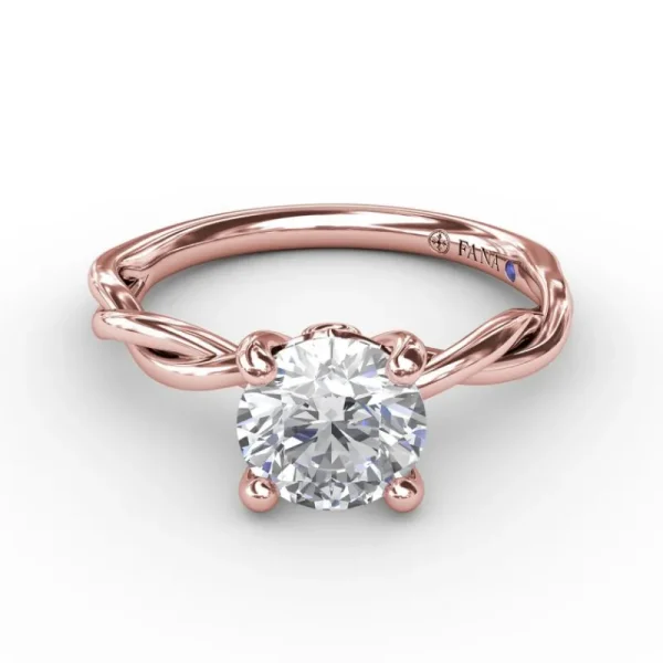 Hot Fana Elegantly Twisted Engagement Ring