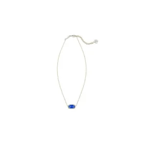 Sale Kendra Scott Elisa Gold Pendant Necklace in Cobalt Cat's Eye