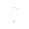 Best Kendra Scott Elisa Necklace in Emerald Cat's Eye