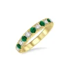 Best Kelley Collection Emerald & Diamond Band