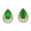 Outlet Kelley Collection Emerald & Diamond Earrings