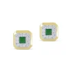 Online Kelley Collection Emerald & Diamond Stud Earrings