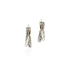 Online John Hardy Essential Crossover Hoop Earrings