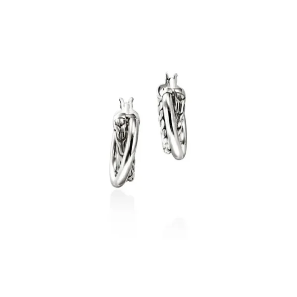 Clearance John Hardy Essential Crossover Hoop Earrings