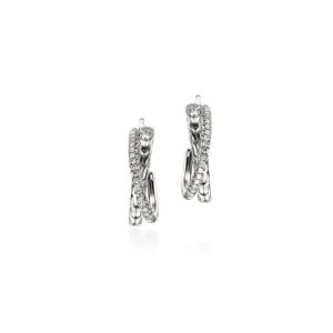 Discount John Hardy Essential Pavé Crossover Earrings