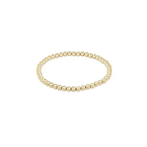 Fashion ENewton Design Extends Classic Gold 4 mm Bead Bracelet