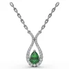 Sale Fana Feel The Love Emerald and Diamond Pendant