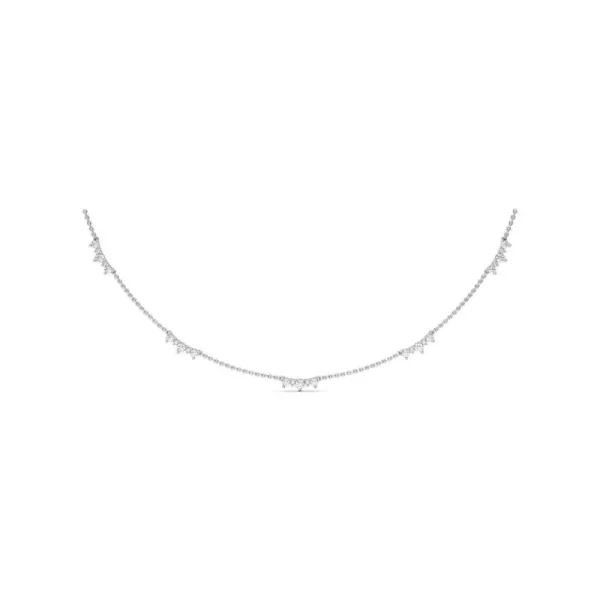 Sale Fana Five Stone Diamond Station Necklace