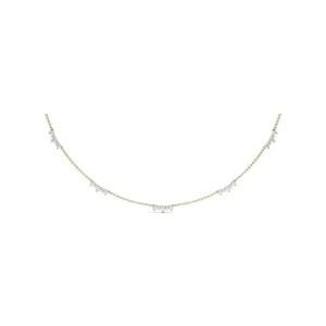 Sale Fana Five Stone Diamond Station Necklace