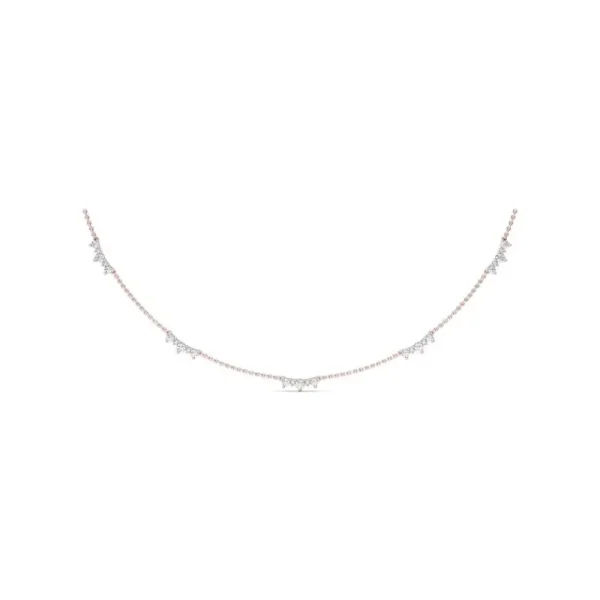 Sale Fana Five Stone Diamond Station Necklace