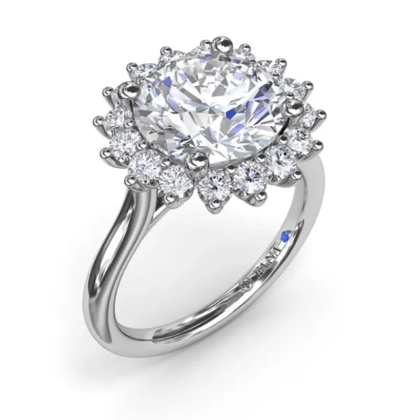 Sale Fana Floral Diamond Engagement Ring