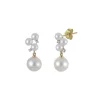 New Kelley Collection Freshwater Cultured Pearl & Diamond Earrings