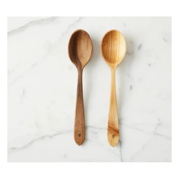 Sale Casafina Living Fruitwood Large Serving Spoons - Set of 2