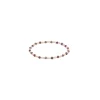 Best ENewton Design Gemstone Gold Sincerity Pattern 3mm Bead Bracelet-Ruby