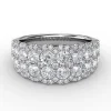 Discount Fana Get Sentimental Diamond Double Row Ring